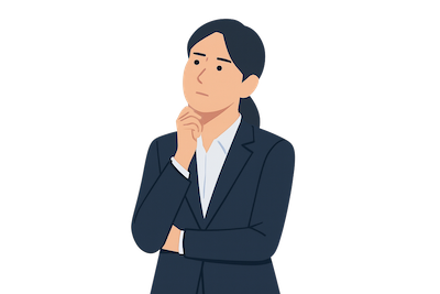 営業課題に悩む女性